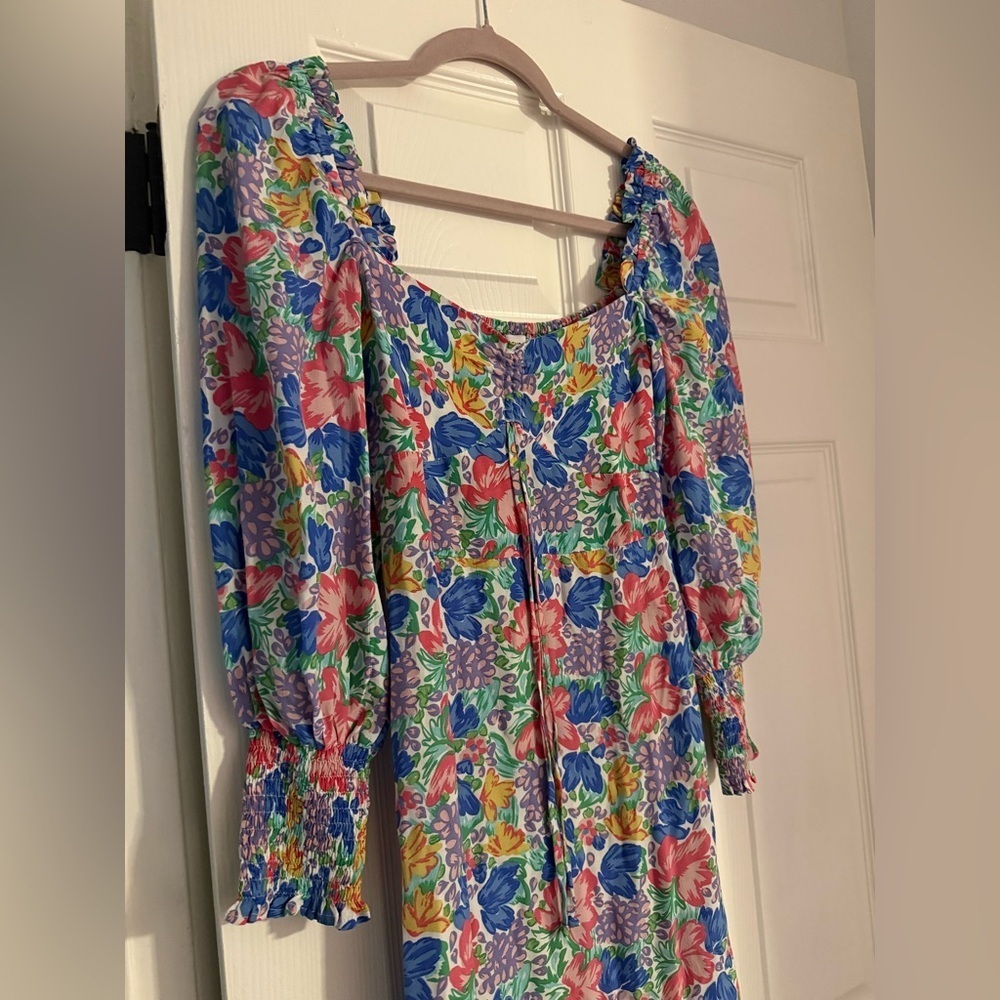 Faithfull the Brand Mathilde Midi Dress in Jemima Floral - Picture 8 of 12